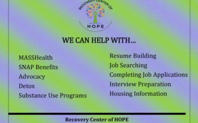 Community Resource Assistance – Recovery Center of HOPE