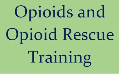 Narcan Training – Opioids and Opioid Rescue Training