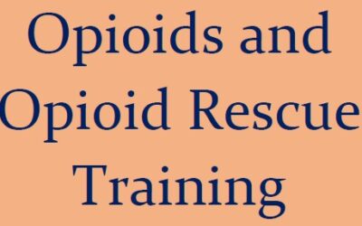 Narcan Training – Opioids and Opioid Rescue Training