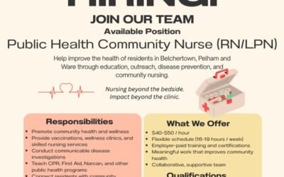 Employment Opportunity – Public Health Community Nurse (Quabbin Health District)